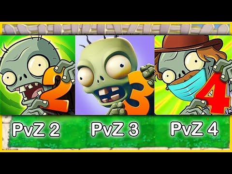 Plants vs Zombies 2 - Plants vs Zombies 3 China - Plants vs Zombies 4 New PvZ ( PvZ 2 - PvZ 3 )