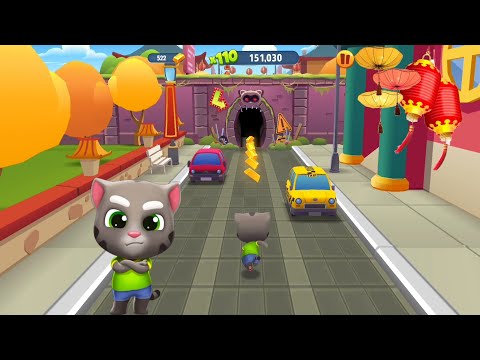 Talking Tom Gold Run in China - Talking Tom (iOS, Android Gameplay #673)