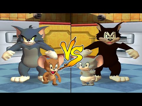 Tom and Jerry in War of the Whiskers HD Tom Vs Jerry Vs Nibbles Vs Butch (Master Difficulty)