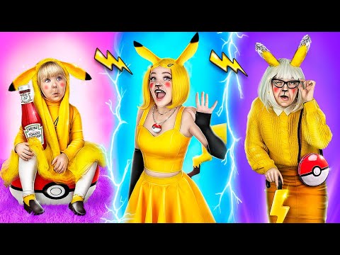 Pikachu Từ Lúc Sinh Ra Đến Lúc Mất Đi! Pokemon Ngoài Đời Thật!