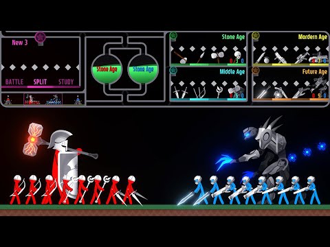 Stickman Fight : War of The Ages - Marble & Ragdoll battle