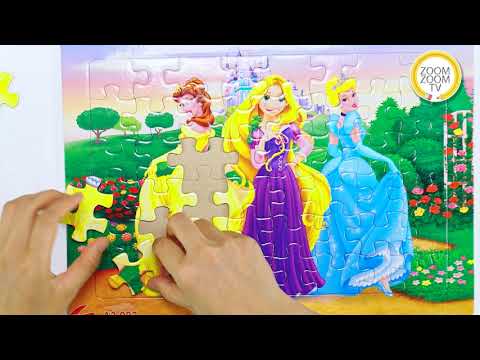 Chơi puzzle ghép tranh 3 nàng công chúa Disney - ZoomZoomTV