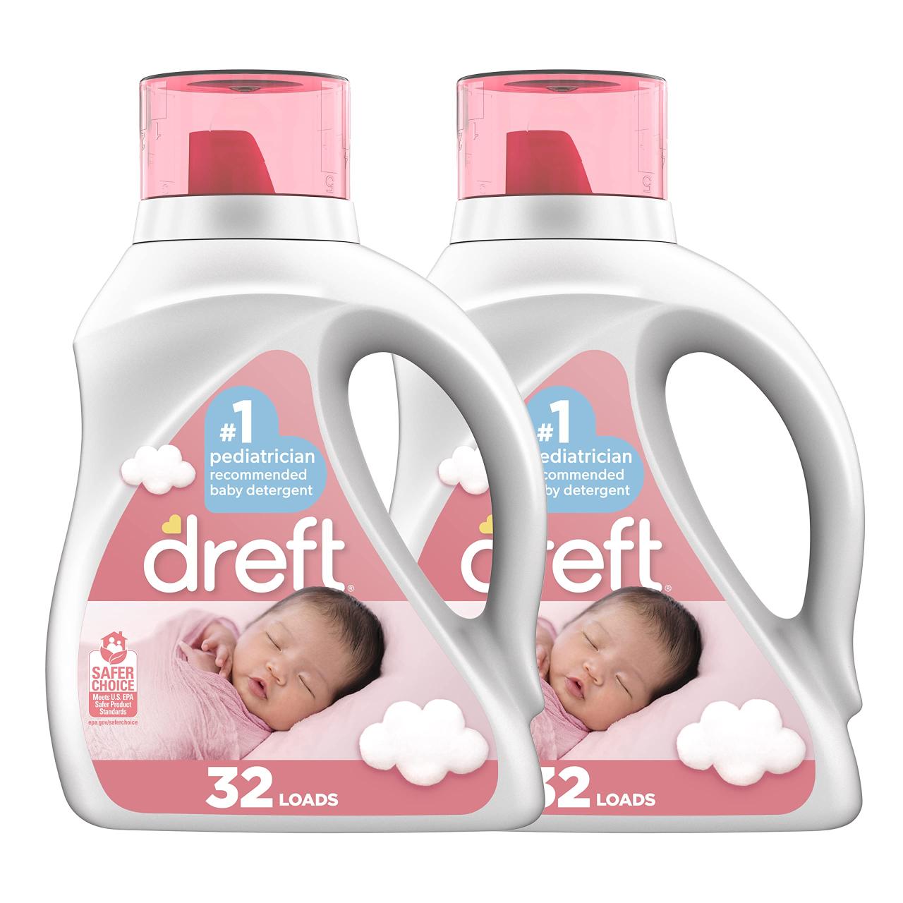 Dreft Stage 1: Newborn Liquid Laundry Detergent (He), 50 Fl Oz (32 Loads),  2 Count : Amazon.Ca: Health & Personal Care