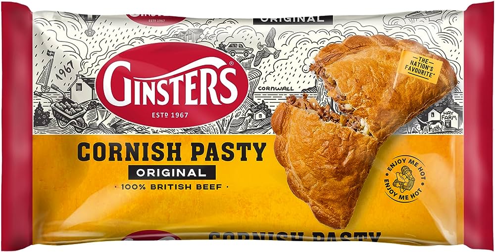 Ginsters Original Cornish Pasty, 227G : Amazon.Co.Uk: Grocery