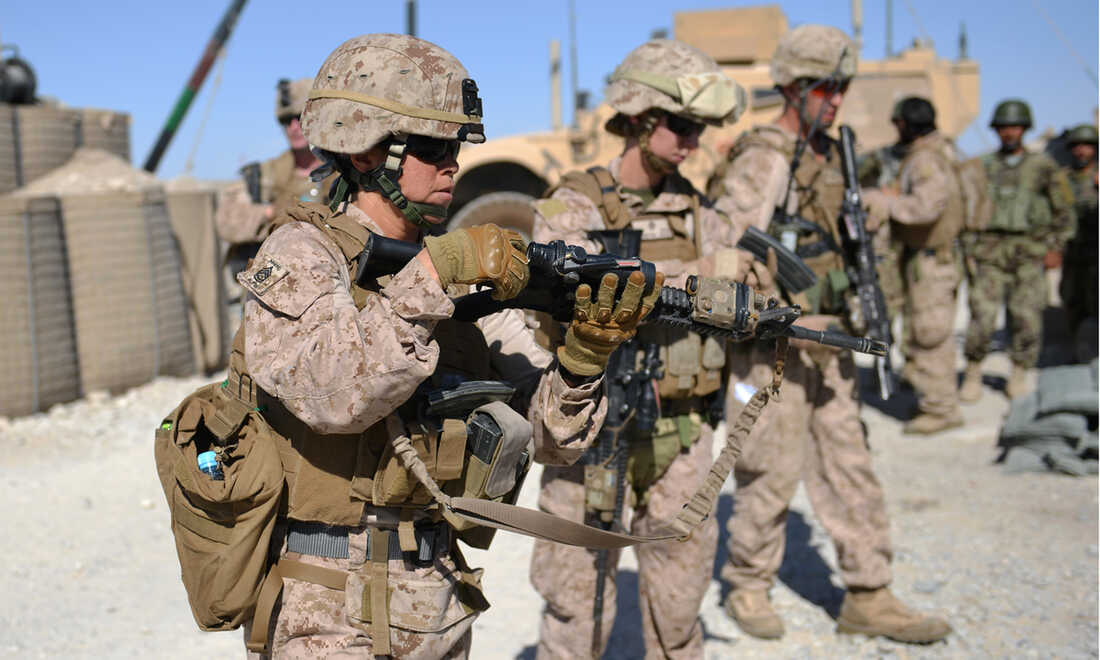 First Female Marines Take Combat Leadership Test : Npr