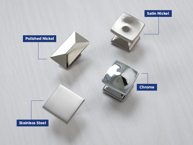 Top Silver Hardware Finishes And Key Differences – Hickory Hardware