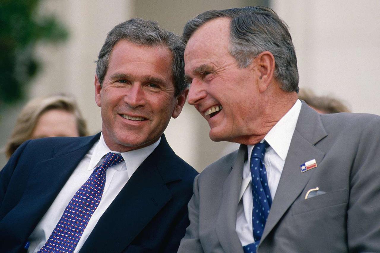 George W. Bush Shares Fishing Photo On Dad George H. W.'S Death Anniversary