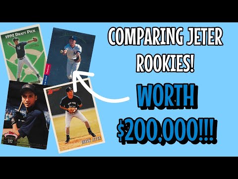 A junk wax era baseball card worth 0,000?!? Comparing PSA 10 values of Derek Jeter rookie cards!