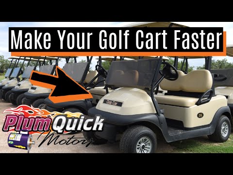 How To Make Electric Golf Cart Faster | Plum Quick Bandit Speed Upgrade |  2014 Club Car Precedent - Youtube