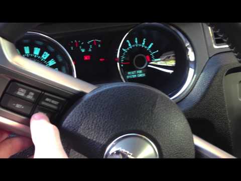 HOW TO:  Reset Ford Mustang Oil Service Light / Indicator (Easy DIY) 2011, 2012, 2013