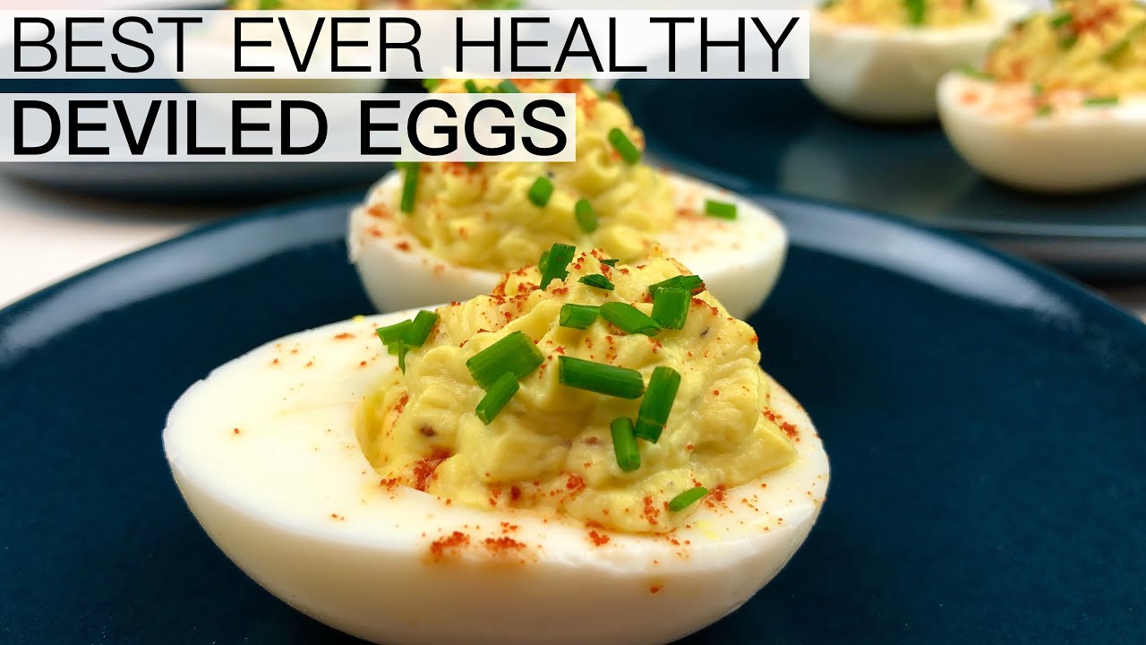 Healthy Deviled Eggs Recipe - Youtube