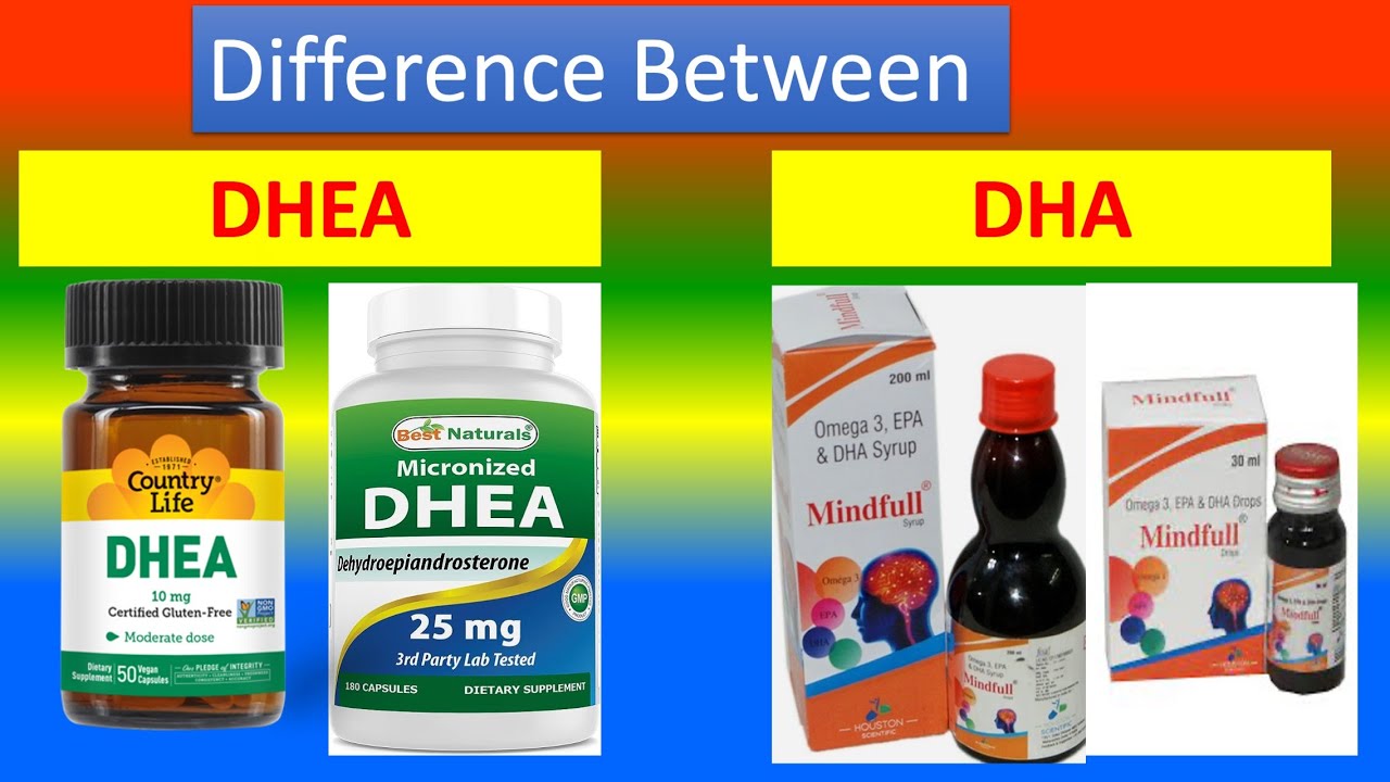 Difference Between Dhea And Dha - Youtube