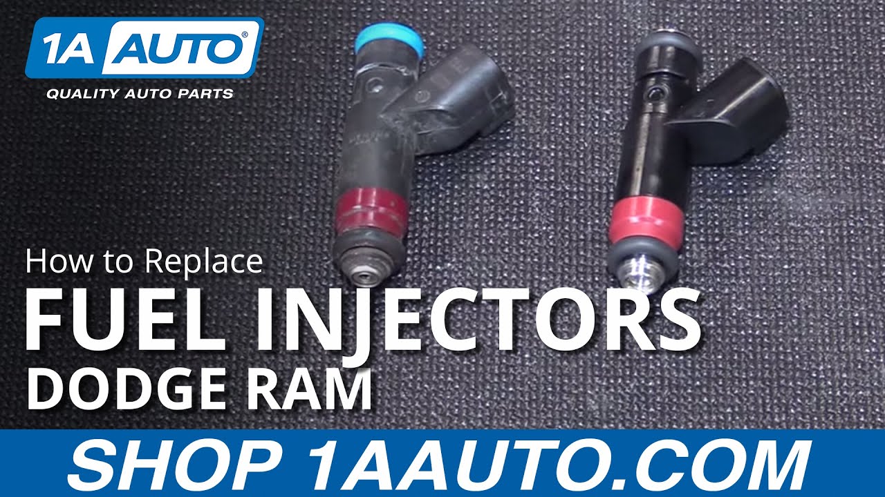 How To Replace Fuel Injectors 04-08 Dodge Ram - Youtube