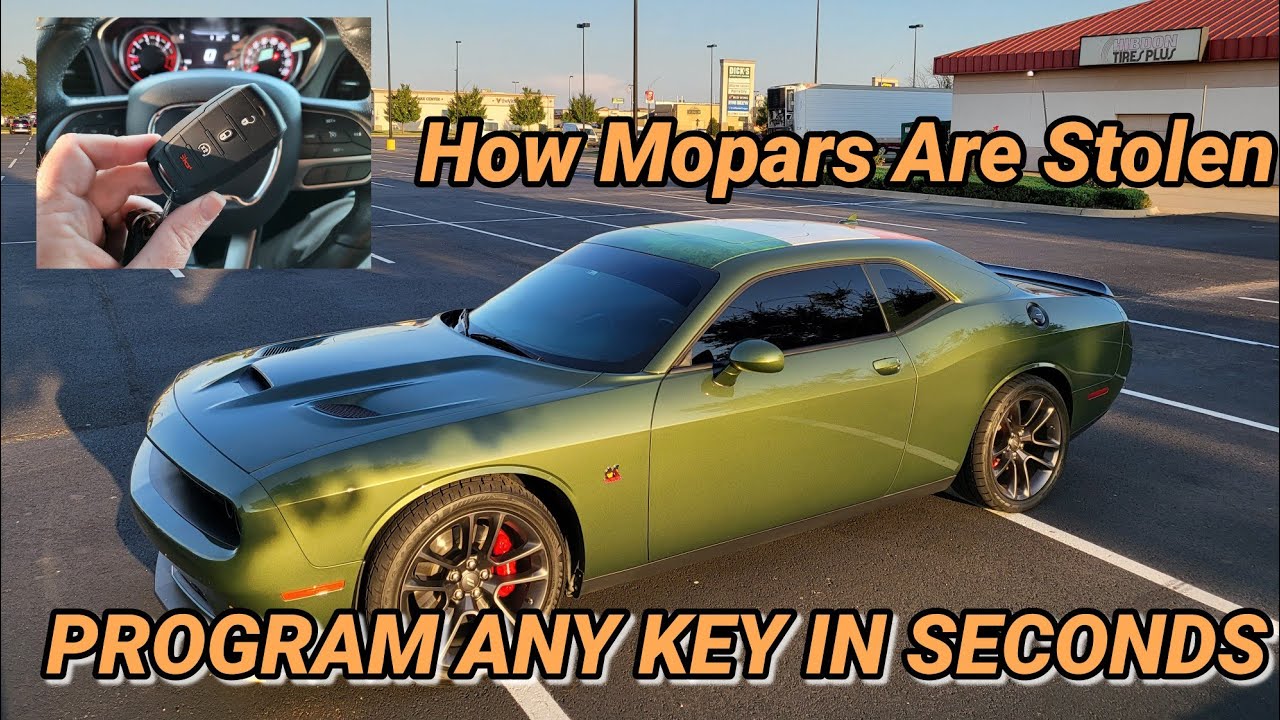 How Easy It Is To Steal Any Mopar, Hellcat, Ram, Jeep, In Seconds. Even  After Update! - Youtube