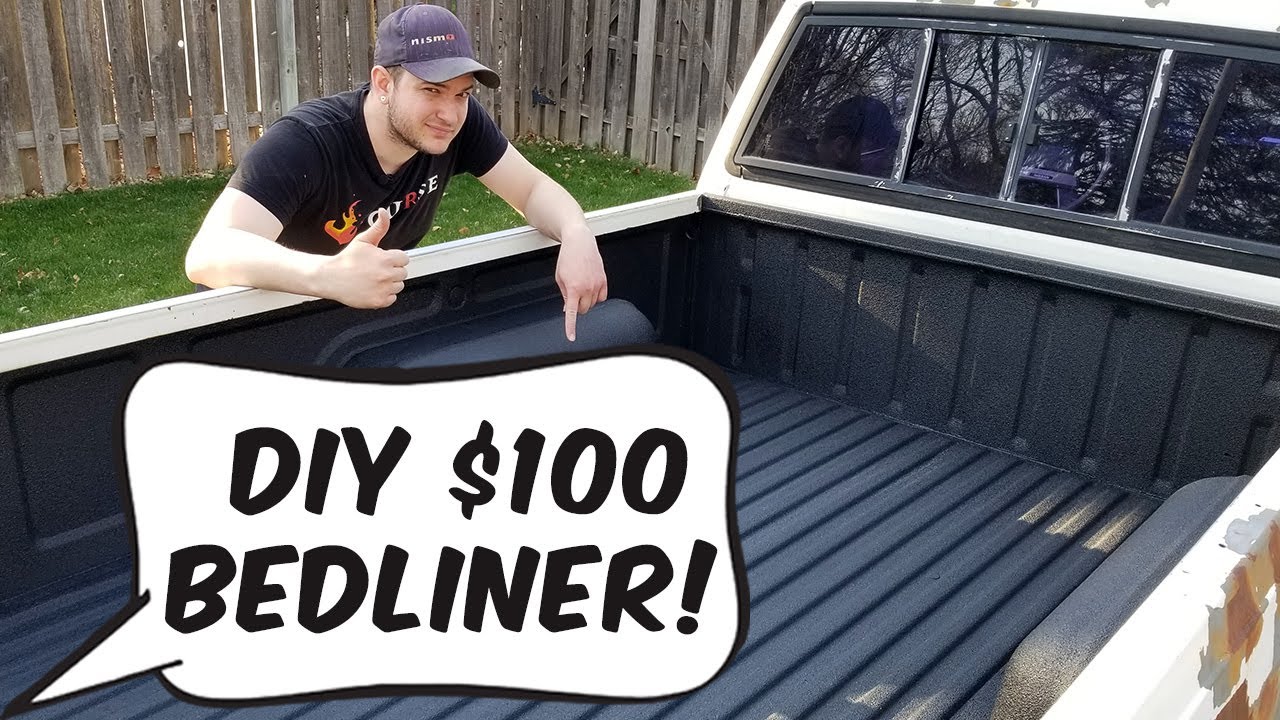 0 Diy Bed Liner - Making An Old Truck Bed New! - Youtube