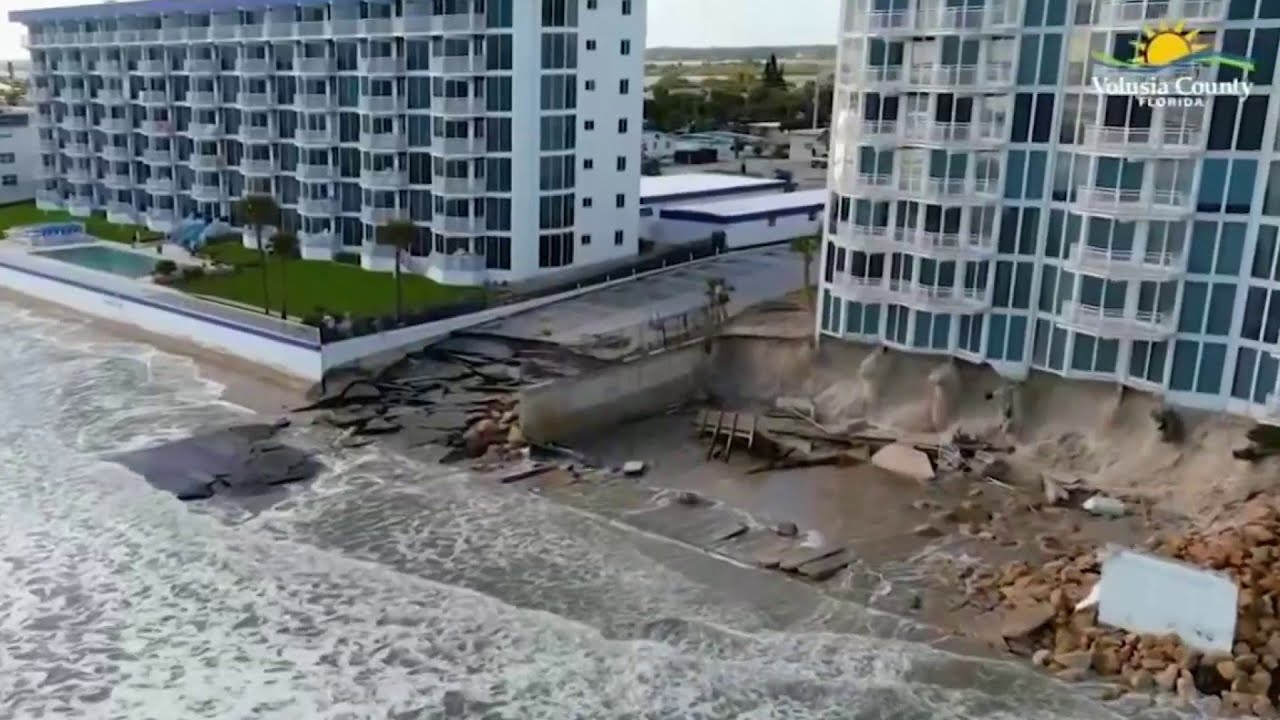 More Buildings Deemed Safe In Daytona Beach Shores After Hurricane Nicole -  Youtube