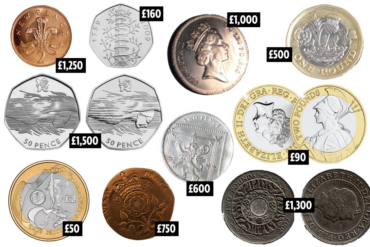 Rarest And Most Valuable British Coins Price Guide - Is Your Spare Change  Worth £7,200? | The Sun