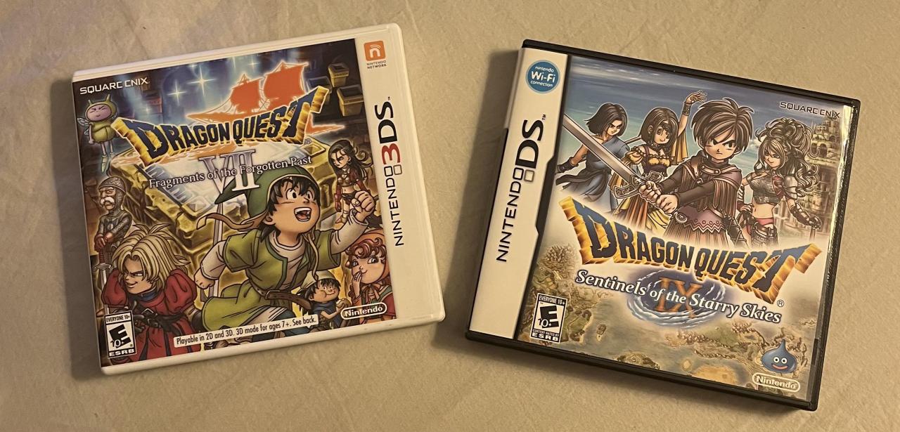 Recently Picked Up The Last Two Mainline Games I Haven'T Played Yet! Which  One Should I Play First? Which Do You Like More? : R/Dragonquest