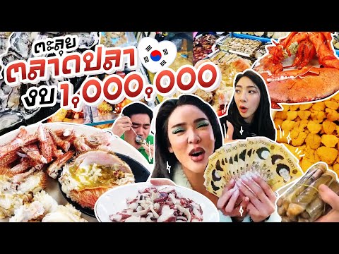 ตะลุยตลาดปลาเกาหลีงบ1,000,000!!! ยังไม่พอ!!!| Nisamanee.Nutt