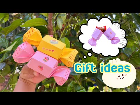 วิธีทำกล่องของขวัญน่ารักๆ| How to make a cute gift box/gift ideas/diy